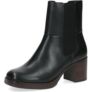 CAPRICE Bottines femme à talon Memotion en cuir talon bloc Largeur G, Noir (Black Nappa), 37 EU - Publicité CAPRICE Bottines femme à talon Memotion en cuir talon bloc Largeur G, Noir (Black Nappa), 37 EU - Publicité