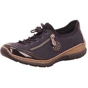 Rieker , Baskets Enfiler Femme, Bleu (Schwarz/Pazifik/Baltik/Schwarz 01), 40 EU - Publicité Rieker , Baskets Enfiler Femme, Bleu (Schwarz/Pazifik/Baltik/Schwarz 01), 40 EU - Publicité