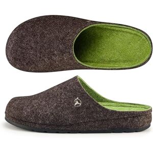 ESTRO Chaussons Homme Hiver Chaud Pantoufle Homme Chaussons Semelle Gomme Pantoufles en Feutre (Marron, 46 EU) - Publicité ESTRO Chaussons Homme Hiver Chaud Pantoufle Homme Chaussons Semelle Gomme Pantoufles en Feutre (Marron, 46 EU) - Publicité