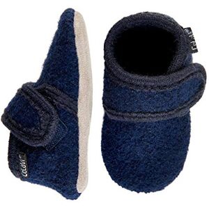 Celavi Chaussons en Laine Unisexe pour Enfant, Bleu Marine, 19 EU - Publicité Celavi Chaussons en Laine Unisexe pour Enfant, Bleu Marine, 19 EU - Publicité