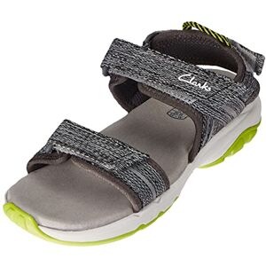 Clarks Sandales Expo Sea K pour garçon, Gris Combi, 24 EU - Publicité Clarks Sandales Expo Sea K pour garçon, Gris Combi, 24 EU - Publicité