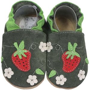 HOBEA-Germany Chaussures rampantes pour garçons et Filles dans différents modèles:24/25 (24-30 Mois) Fraises Olive - Publicité HOBEA-Germany Chaussures rampantes pour garçons et Filles dans différents modèles:24/25 (24-30 Mois) Fraises Olive - Publicité