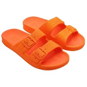 CACATOES Sandales Plates Femme Neon Claquettes Confortables et antidérapantes Orange Fluo 38 - Publicité CACATOES Sandales Plates Femme Neon Claquettes Confortables et antidérapantes Orange Fluo 38 - Publicité