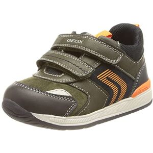 Geox Bébé Garçon B Rishon Boy B Premiers Pas, Dk Green/Orange, 21 EU - Publicité Geox Bébé Garçon B Rishon Boy B Premiers Pas, Dk Green/Orange, 21 EU - Publicité