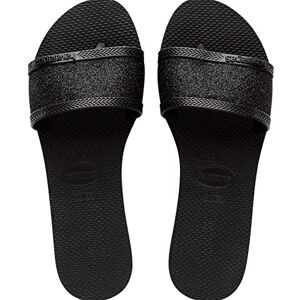 Havaianas You Angra Glitter, Sandales Type Mule, Confortables, Stylées et Durables, Larges Lanières Pailletées, Femme - Publicité Havaianas You Angra Glitter, Sandales Type Mule, Confortables, Stylées et Durables, Larges Lanières Pailletées, Femme - Publicité
