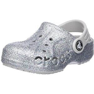 Crocs Unisexe Enfant Baya Clog Sabots, Silver, 19/20 EU - Publicité Crocs Unisexe Enfant Baya Clog Sabots, Silver, 19/20 EU - Publicité
