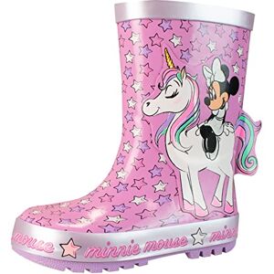 Disney Enfant Bottes en Caoutchouc Minnie Mouse Rose 24 - Publicité Disney Enfant Bottes en Caoutchouc Minnie Mouse Rose 24 - Publicité