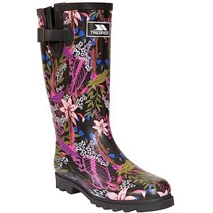 Trespass Bottes de pluie ELENA Femme (41 FR) (Noir/Vert) - Publicité Trespass Bottes de pluie ELENA Femme (41 FR) (Noir/Vert) - Publicité