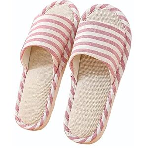 Oniphia Pantoufles de Lin et Coton Respirables à Bout Ouvert Chaussures de Maison Antidérapantes Pour Femmes et Hommes Toutes Saisons - Publicité Oniphia Pantoufles de Lin et Coton Respirables à Bout Ouvert Chaussures de Maison Antidérapantes Pour Femmes et Hommes Toutes Saisons - Publicité