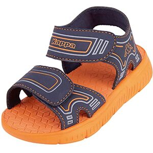 Kappa Sandales Kaleo K unisexes. Bleu Bleu marine/orange., 32 EU - Publicité Kappa Sandales Kaleo K unisexes. Bleu Bleu marine/orange., 32 EU - Publicité