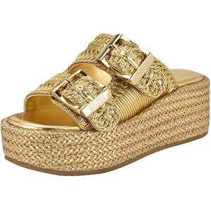 Guess Femme Binks Sandale, Or 710, 40 EU - Publicité Guess Femme Binks Sandale, Or 710, 40 EU - Publicité