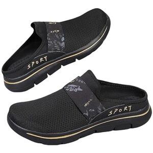 MBACODAI Mocassins D'été À Enfiler en Maille for Hommes Et Femmes, Chaussures De Marche Décontractées Respirantes avec Confort Rembourré, Toboggans Plats Légers for La Plage(Dark Grey,43 EU) - Publicité MBACODAI Mocassins D'été À Enfiler en Maille for Hommes Et Femmes, Chaussures De Marche Décontractées Respirantes avec Confort Rembourré, Toboggans Plats Légers for La Plage(Dark Grey,43 EU) - Publicité