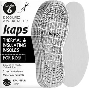 Kaps Alu Super Enfants, Semelles Thermiques Et Isolantes Pour Enfants Chaussures Bottes 6 Paires De Semelles De Chaussures D'Hiver Coupées Sur Mesure Pour Enfants, Lot De 6 Paires - Publicité Kaps Alu Super Enfants, Semelles Thermiques Et Isolantes Pour Enfants Chaussures Bottes 6 Paires De Semelles De Chaussures D'Hiver Coupées Sur Mesure Pour Enfants, Lot De 6 Paires - Publicité