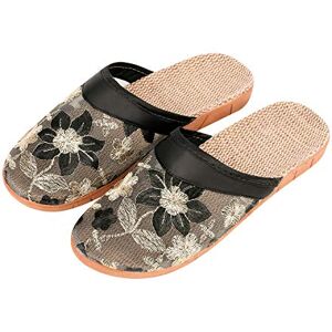 QCHOMEE Sabots Mules Jardin Femmes Dames Pantoufles Bureau Maison Intérieur en Lin Chaussons Eté Respirant Chaussures de Plage Piscine Antidérapant Brodé Fleur Espadrilles Plats Confortable - Publicité QCHOMEE Sabots Mules Jardin Femmes Dames Pantoufles Bureau Maison Intérieur en Lin Chaussons Eté Respirant Chaussures de Plage Piscine Antidérapant Brodé Fleur Espadrilles Plats Confortable - Publicité