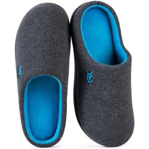 VeraCosy Chaussons bicolores pour femmes Chaussures d'intérieur en mousse à mémoire de forme antidérapante en tricot doux et confortable Fusain cobalt, 40-41 EU - Publicité VeraCosy Chaussons bicolores pour femmes Chaussures d'intérieur en mousse à mémoire de forme antidérapante en tricot doux et confortable Fusain cobalt, 40-41 EU - Publicité