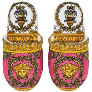 Versace Chaussons en tissu éponge « I Love Baroque » Taille S Couleur : blanc/fuchsia, Blanc/fuchsia, Small - Publicité Versace Chaussons en tissu éponge « I Love Baroque » Taille S Couleur : blanc/fuchsia, Blanc/fuchsia, Small - Publicité