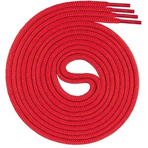 Swissly Lacets ronds d’environ 4,5 mm de diamètre pour chaussures de travail, chaussures de randonnée, chaussures de marche, bottes Lacets en polyester Longueurs 70-220 cm, rouge, 80 cm / ø - Publicité Swissly Lacets ronds d’environ 4,5 mm de diamètre pour chaussures de travail, chaussures de randonnée, chaussures de marche, bottes Lacets en polyester Longueurs 70-220 cm, rouge, 80 cm / ø - Publicité