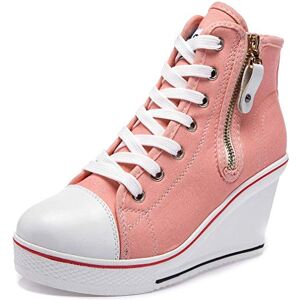 siphly Baskets Compensées Tendance 35-43 EU Femme Baskets Compensées Chaussure de Sport Marche Fitness Sneakers Basses Compensées 8 cm, 05 Rosa, 40 EU - Publicité siphly Baskets Compensées Tendance 35-43 EU Femme Baskets Compensées Chaussure de Sport Marche Fitness Sneakers Basses Compensées 8 cm, 05 Rosa, 40 EU - Publicité