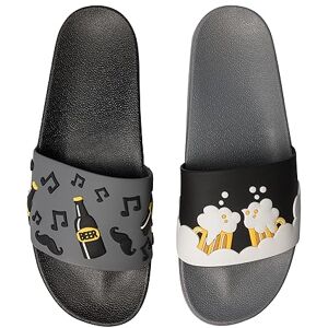 Dedoles Chaussure Homme Femme & Enfants Sandales Antidérapant designs amusants Livre Pizza Café Renard Lama Cadeau, Couleur: Fête de bière, 46 EU - Publicité Dedoles Chaussure Homme Femme & Enfants Sandales Antidérapant designs amusants Livre Pizza Café Renard Lama Cadeau, Couleur: Fête de bière, 46 EU - Publicité