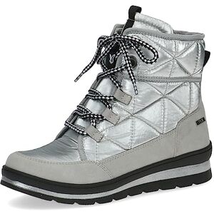 CAPRICE Bottines femme à lacets Airmotion Plateforme avec fermeture zippée Largeur G, Argent (Silver Comb), 38 EU - Publicité CAPRICE Bottines femme à lacets Airmotion Plateforme avec fermeture zippée Largeur G, Argent (Silver Comb), 38 EU - Publicité