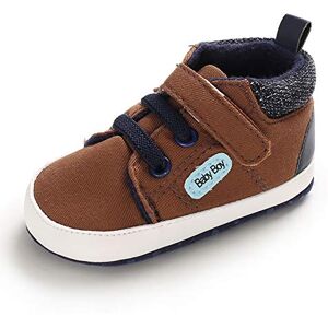 MASOCIO Chaussure Bebe Garcon Premier Pas Baskets Bébé Souple Antiderapante Marron 3-6 Mois - Publicité MASOCIO Chaussure Bebe Garcon Premier Pas Baskets Bébé Souple Antiderapante Marron 3-6 Mois - Publicité