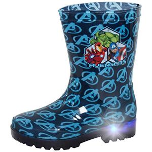 Marvel Bottes en caoutchouc lumineuses Avengers pour garçons Super Hero Iron Man Hulk Captain America Bleu bleu, 28 EU - Publicité Marvel Bottes en caoutchouc lumineuses Avengers pour garçons Super Hero Iron Man Hulk Captain America Bleu bleu, 28 EU - Publicité