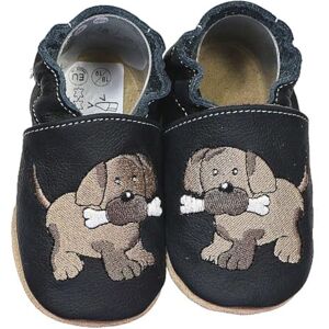 HOBEA-Germany Chaussures rampantes pour garçons et Filles dans différents modèles: 26/27 (30-36 Mois) Chien Noir - Publicité HOBEA-Germany Chaussures rampantes pour garçons et Filles dans différents modèles: 26/27 (30-36 Mois) Chien Noir - Publicité