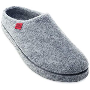 Andrés Machado Chaussons pour homme et femme pour l´hiver Slippers AM001 – Tissu et doublure en feutre – Pantoufles unisex Semelle de marche en caoutchouc Gris, EU 38 - Publicité Andrés Machado Chaussons pour homme et femme pour l´hiver Slippers AM001 – Tissu et doublure en feutre – Pantoufles unisex Semelle de marche en caoutchouc Gris, EU 38 - Publicité