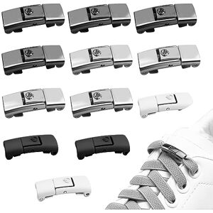Hengxinchen 12PCS Attacher Fermeture Lacets Elastiques,Universels Réglables Élastiques Lacets,Sans Cravatelacets à Boucle en Métal,pour Baskets Bottes en Toile,Chaussures Décontractées(4 Couleurs) - Publicité Hengxinchen 12PCS Attacher Fermeture Lacets Elastiques,Universels Réglables Élastiques Lacets,Sans Cravatelacets à Boucle en Métal,pour Baskets Bottes en Toile,Chaussures Décontractées(4 Couleurs) - Publicité