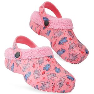 Disney Chaussons Enfant Stitch Pantoufles Enfant Fille Tailles 26/35 Sabots Fourrés Enfant (Rose Stitch/Angel, 34/35 EU) - Publicité Disney Chaussons Enfant Stitch Pantoufles Enfant Fille Tailles 26/35 Sabots Fourrés Enfant (Rose Stitch/Angel, 34/35 EU) - Publicité