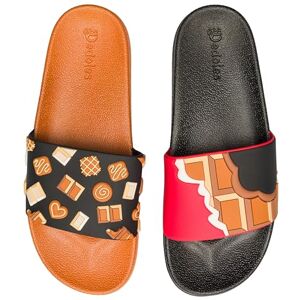 Dedoles Chaussure & Pantoufles Homme Femme & Enfants Sandales Antidérapant designs amusants Livre Pizza Café Renard Lama Cadeau, Couleur: Amour du chocolat, Taille: 39 EU - Publicité Dedoles Chaussure & Pantoufles Homme Femme & Enfants Sandales Antidérapant designs amusants Livre Pizza Café Renard Lama Cadeau, Couleur: Amour du chocolat, Taille: 39 EU - Publicité