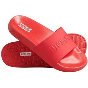 Superdry Homme Code Logo Vegan Pool Slide Tongues, Rouge Coucher de Soleil, Large - Publicité Superdry Homme Code Logo Vegan Pool Slide Tongues, Rouge Coucher de Soleil, Large - Publicité