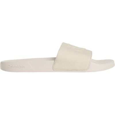 Calvin Klein Claquettes Ess Slide Hf Monogram Cv pour homme, gris (avoine), pointure 45 - Publicité Calvin Klein Claquettes Ess Slide Hf Monogram Cv pour homme, gris (avoine), pointure 45 - Publicité