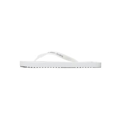 Calvin Klein Homme Beach Sandal Transparent TPU Tongs, White (Bright White/Black), 42 EU - Publicité Calvin Klein Homme Beach Sandal Transparent TPU Tongs, White (Bright White/Black), 42 EU - Publicité
