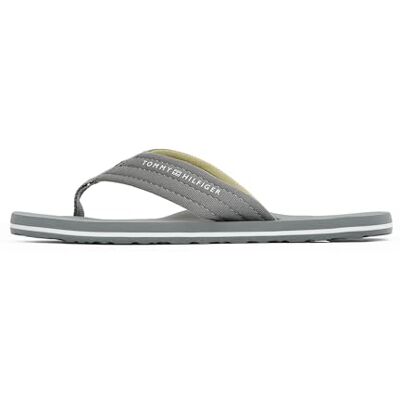 Tommy Hilfiger Tongs Homme Nyc Beach Sandal avec Logo, Gris (Universal Grey), 40 - Publicité Tommy Hilfiger Tongs Homme Nyc Beach Sandal avec Logo, Gris (Universal Grey), 40 - Publicité
