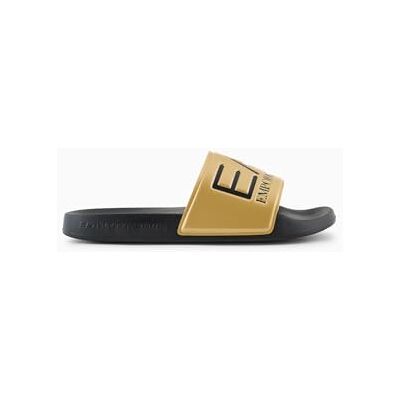 EA7 Homme Claquettes Avec Logo, Black - Publicité EA7 Homme Claquettes Avec Logo, Black - Publicité