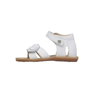 Naturino Sandales en cuir avec coeur appliqués, Blanc 22 - Publicité Naturino Sandales en cuir avec coeur appliqués, Blanc 22 - Publicité
