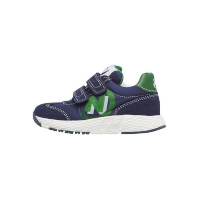 Naturino Sneakers en Cuir et Tissu, Bleu-Vert-Blanc 33 - Publicité Naturino Sneakers en Cuir et Tissu, Bleu-Vert-Blanc 33 - Publicité