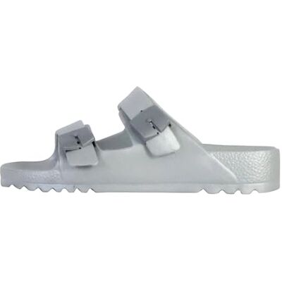 Scholl Femme Bahia Racine Accueil Chaussures-femme Mules, Argento, 38 EU - Publicité Scholl Femme Bahia Racine Accueil Chaussures-femme Mules, Argento, 38 EU - Publicité