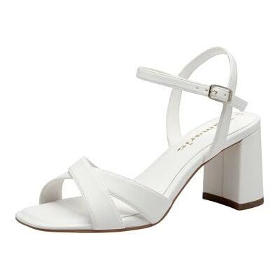 Tamaris sandale femme à talon bloc blanc 39 EU - Publicité Tamaris sandale femme à talon bloc blanc 39 EU - Publicité