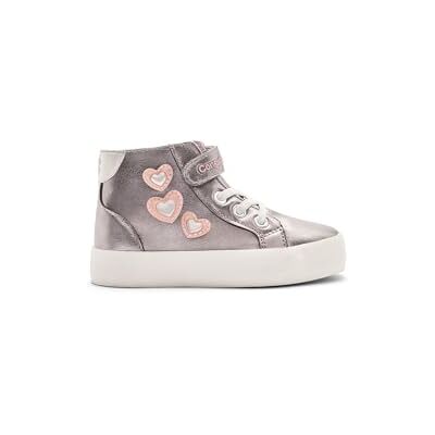 Conguitos Baskets Hautes Fille Imprimé Cœurs pour Fille (Silver/Tailla 34) - Publicité Conguitos Baskets Hautes Fille Imprimé Cœurs pour Fille (Silver/Tailla 34) - Publicité