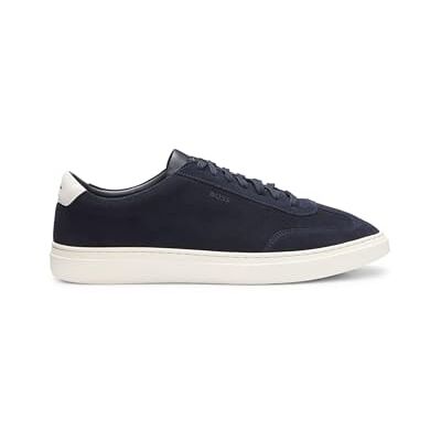 BOSS Hommes Kieran Tenn Baskets en Cuir suédé avec Semelle en Gomme - Publicité BOSS Hommes Kieran Tenn Baskets en Cuir suédé avec Semelle en Gomme - Publicité