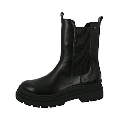 TOM TAILOR Bottines Chelsea pour femme, Noir, 37 EU - Publicité TOM TAILOR Bottines Chelsea pour femme, Noir, 37 EU - Publicité