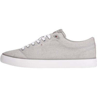 Tommy Hilfiger Harlem Core II Chambray FM0FM05818 Low Top, Gris (Universal Grey), 9 - Publicité Tommy Hilfiger Harlem Core II Chambray FM0FM05818 Low Top, Gris (Universal Grey), 9 - Publicité