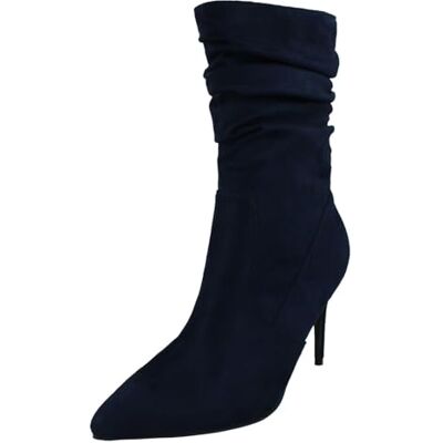 Spot On Bottes à talon haut pour femme F5R1232, Microsuède bleu marine, 40 EU - Publicité Spot On Bottes à talon haut pour femme F5R1232, Microsuède bleu marine, 40 EU - Publicité