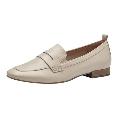 Tamaris Comfort Mocassins Femme Cuir à Talon Bloc, Ivory, 37 EU - Publicité Tamaris Comfort Mocassins Femme Cuir à Talon Bloc, Ivory, 37 EU - Publicité
