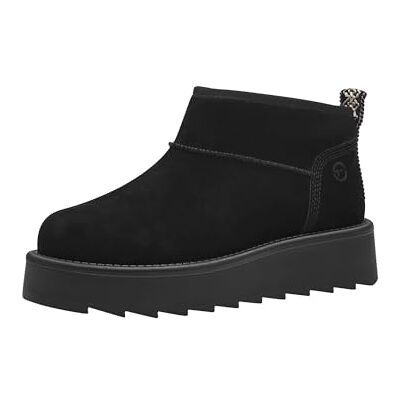 Tamaris Bottes en cuir avec doublure chaude pour femme, Noir, 39 EU - Publicité Tamaris Bottes en cuir avec doublure chaude pour femme, Noir, 39 EU - Publicité