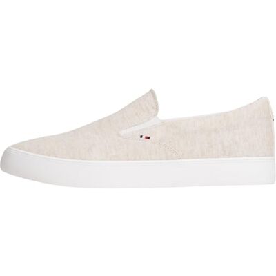 Tommy Hilfiger Harlem Core II Chaussures Basses en Chambray FM0FM05819 pour Homme, Blanc (écru), Pointure 42 - Publicité Tommy Hilfiger Harlem Core II Chaussures Basses en Chambray FM0FM05819 pour Homme, Blanc (écru), Pointure 42 - Publicité