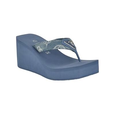 Guess Demmey Sandales compensées pour femme, 38.5 EU - Publicité Guess Demmey Sandales compensées pour femme, 38.5 EU - Publicité