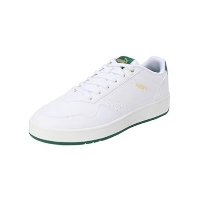 Unisex Court Classic Baskets, Puma White Vine Puma Gold, 44 EU - Publicité Unisex Court Classic Baskets, Puma White Vine Puma Gold, 44 EU - Publicité